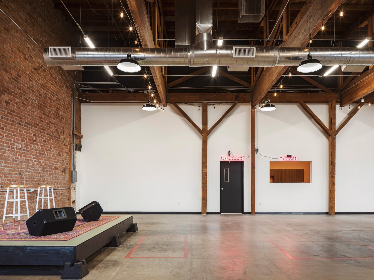 Open floor of The Big Room